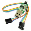 Mini PL2303 STC Downloader Module USB to TTL PL2303HX Chip Module Board With LED Indicator Dupont Wire