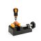 Hand Drill Pin Vise PVC Handle Antiskid Woodworking Countersink Reamer for Model Resin Jewelry Walnut Amber Beeswax Nut etc