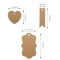 300 PCS/LOTO Paper Tags/Kraft Paper Tags/Gift Labels for price/clothing/wedding name/student words cards/Crafts/bookmarks etc