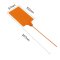24 PCS/LOT 6 Colors 57 × 100mm Large Plastic Tags, Double-locked Nylon Labeling Tags Luggage Tags, Writable Parcel Tags Labels with Cable Ties for Shipping Customs, Department Stores