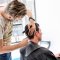 Hair Cut Accessories/Salon Cape/Salon tools/Co Hair Cutting Collar/Black Rubber Neck Wrap Neck Guard for Barber Haircut Hair Dye