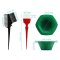 15 PCS/LOT Hair Coloring Brushes/Mixing Bowls/Comb/Care tool/Professional Hairdressing Set/Salon Tools for Hair coloring