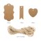 300 PCS/LOTO Paper Tags/Kraft Paper Tags/Gift Labels for price/clothing/wedding name/student words cards/Crafts/bookmarks etc