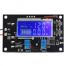 75W NC Charging module/Adjustable Voltage Regulator DC 6~32V to 1.25~32V 5A Buck Driver Module DC 12V 24V Adapter/Driver Module With LCD Voltmeter/Ammeter/Capacity Indicator