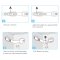 6 PCS/LOT Lock/Child Safety Lock/Safety Baby Lock/Plastic Plastic for door/window/drawer/cupboard/refrigerator/oven/closet etc