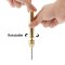 Rotating Aluminium Alloy Pin Vise Hand Drill Set with Twist Drill Bits Set for Model Wood Jewelry Vajra Plastic etc