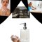 2 PCS/LOT Liquid Soap Dispenser Bottle/Refillable Bottle/Container/Glass Bottle for Kitchen Sink/Bathroom Vanity Counter Tops etc