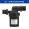 DC 24V Circulation Pump 12L/Min Micro Pump Amphibious Low Noise Brushless Motor Water Pump for Fountain/Aquarium etc