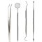 Dental tools/Stainless Steel tools/Teeth Clean care kit for remove dental plaque, calculus, stains and discoloration etc