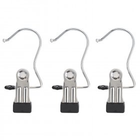 25 PCS/LOT Hanger Laundry Hooks/Stainless Steel Clips/Metal Clips/Metal Tools for pin the boots/clothes/hats/handbags/towels etc