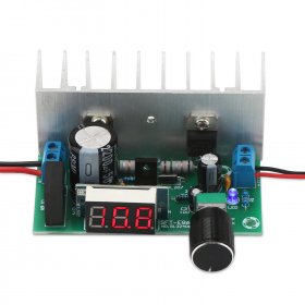 LM317 Digital Display Adjustable Power Supply Module DC 3V~ 35V (AC 28V) to DC 1.25~32V Voltage Regulator/Driver Power Supply