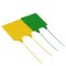 24 PCS/LOT 6 Colors 57 × 100mm Large Plastic Tags, Double-locked Nylon Labeling Tags Luggage Tags, Writable Parcel Tags Labels with Cable Ties for Shipping Customs, Department Stores
