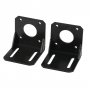 2 PCS/LOT Metal Nema 17 Stepper Motor Mounting Bracket 42 Stepper Motor Fixed Seat High-Strength L Mounting Fram Seat for 3d printer etc