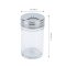 6 PCS/LOT Storage jars/Glass bottle/Spice Bottles/Glass Container for salt/sugar/pepper/condiment/Grains/tea/coffee bean etc