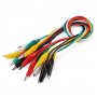 10 PCS/LOT Cable/Alligator Cables/Electrical Cable Leads Double-ended Crocodile Roach Clip DIY Test Leads/Jumper Wire