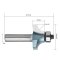 Carbide Router Bit/Radius Cutter/CNC Tools/Anti-kickback Design Round Over Edging Router Bit with Bearing 2 flute Endmill