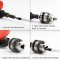 DIY Tools/Hand Drill/Double Pinion Fully Cast Steel Hand Tools with Chuck Key for Wood/Bamboo/Brass/Plastic/Soft Steel Sheet etc