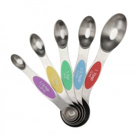 5 PCS/LOT Measure spoons spoon/Stainless Steel Tools/Metal Tools/Teaspoon Tablespoon Set for Home/Kitchen/Baking/Cooking etc