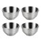 4 PCS/LOT Stainless Steel Bowls/Double Walled Insulated Mixing Bowls Metal Snack Bowl Nesting Bowl Rice Cereal Serving Bowls