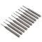 10 PCS/LOT CNC Corn End Mill/Milling Cutters/Carbide Tool/Drill Bit/CNC Router Bits for PCB/Carbon Fiber Board/Insulation Board/Wood etc