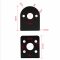 4 PCS/LOT DC Motor Bracket 25mm Motor Gearbox Bracket High-hardness Metal Gear Motor Fixed Seat/Mounting Fram Seat