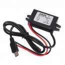 USB Charger DC 12V (8V-22V) to 5V 3A 15W USB Adapter Mini USB Interface Power Supply Module/Voltage Regulator/Car Adapter/Driver