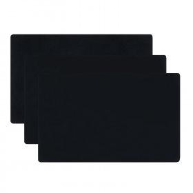 3 PCS/LOT Mouse Pad/Mouse Mat/Non-Slip Rubber Base Mouse Pad/Black Waterproof PC Mat/Gaming Mat for Laptop/Computer etc