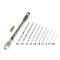 Mini Tools/Alloy Tools/Mini Spiral Hand Push Drill with Chuck Key and High Speed Steel Twist Drill Bit for Wood/Plastic etc