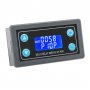 Relay Module/Digital Meter DC 6~30V Delay Relay Control module DC 12V 24V Relay Switch/Dual Display Cycle Timing Circuit Switch/Controller