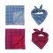 4 PCS/LOT Bandana/Pet Scarf/Dog NeckerchiefAccessories/Pet Accessories/Pet Supplies/Dog Bib for Small to Large Dogs Cats Pets