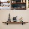 2 PCS/LOT Metal Bracket/black iron Wall Mounted shelf Brackets/furniture accessories for study/kitchen/bedroom/bathroom/bar etc