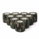 10 PCS/LOT Self-adhesive tape/Multi-functional Camo Tape/DIY Tape/Security Tape/Waterproof tape for Gun/Knives/Telescope etc