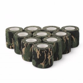 10 PCS/LOT Self-adhesive tape/Multi-functional Camo Tape/DIY Tape/Security Tape/Waterproof tape for Gun/Knives/Telescope etc