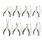 8 PCS/LOT Metal Pliers Diagonal/Side/End Cutting Long/Bent/Flat/Round Nose Pliers Set for wire work/beading/jewellery making etc