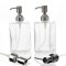 2 PCS/LOT Liquid Soap Dispenser Bottle/Refillable Bottle/Container/Glass Bottle for Kitchen Sink/Bathroom Vanity Counter Tops etc