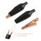 4 PCS/LOT 10A Alligator Clips Crocodile Clamps Pure Copper Clip Clamp Electric Test helper with Protective Insulation Cover