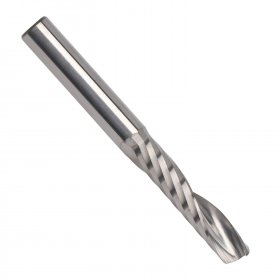 CNC Bit/Spiral Bit/Single Flute End Mill/CNC Engraving Router Bit for Aluminum/Acrylic/Color Plates/PVC/Wood etc