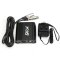 British Plug 1-Channel 48V Phantom Power Supply + Adapter + One XLR Audio Cable for Condenser Micro Recording Equipment