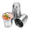 4 PCS/LOT 260 ml Metal Cups/Double Wall Stainless Steel Cups for wine/cocktails/shakes/floats/coffee/hot chocolate/tea etc