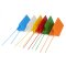 24 PCS/LOT 6 Colors 57 × 100mm Large Plastic Tags, Double-locked Nylon Labeling Tags Luggage Tags, Writable Parcel Tags Labels with Cable Ties for Shipping Customs, Department Stores