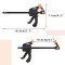 Clamp Tool/Quick Clamp Set/Adjustable ABS Plastic One-handed Clamps/DIY Hand Work Bar for Table Cabinet Gluing Assembly Job etc