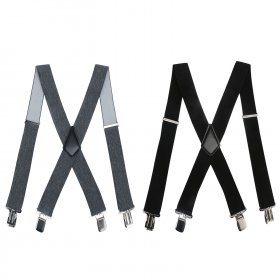 2 PCS/LOT Suspenders/Braces/Elastic Suspenders/X-Back Suspenders/Clothing Accessories for trousers jeans suit shorts etc