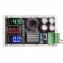 Power Supply Module DC 7~26V to 1.25~25V 8A 40W Constant Current/Voltage Adjustable Voltage Regulator/Charger/Laptop Adapter + 3in1 Digital Voltage/Current/Power Meter