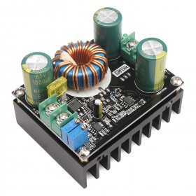 600W DC-DC Step-Up Boost Converter - 10-60V Input To 12-80V Output Adjustable Power Module
