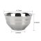 4 PCS/LOT Stainless Steel Bowls/Double Walled Insulated Mixing Bowls Metal Snack Bowl Nesting Bowl Rice Cereal Serving Bowls