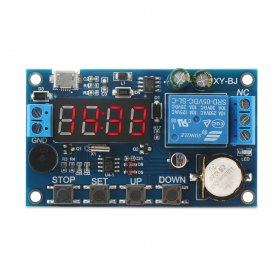 Relay Module 5.0V~60V Real Time Relay Time Control Switch 24H Timing Control Clock Synchronization Time Control Delay Module