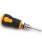 Hand Drill Pin Vise PVC Handle Antiskid Woodworking Countersink Reamer for Model Resin Jewelry Walnut Amber Beeswax Nut etc