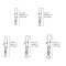 210 PCS/LOT Fishing Swivels/Connector/Fishing Connector/snap Connector/Safety Snap/Interlock snap/Fishing Accessories Tool