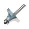 Woodworking Tools/Milling Cutter/CNC ARC Cutter/Anti-kickback Design Round Over Edging Router Bit with Bearing 2 flute Endmill