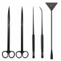 5 PCS/LOT Tool set/Scissors/Tweezer/Spatula/Algae Razor/Stainless Steel Tools/Cleaning Tools for Aquarium/Fish Tank etc